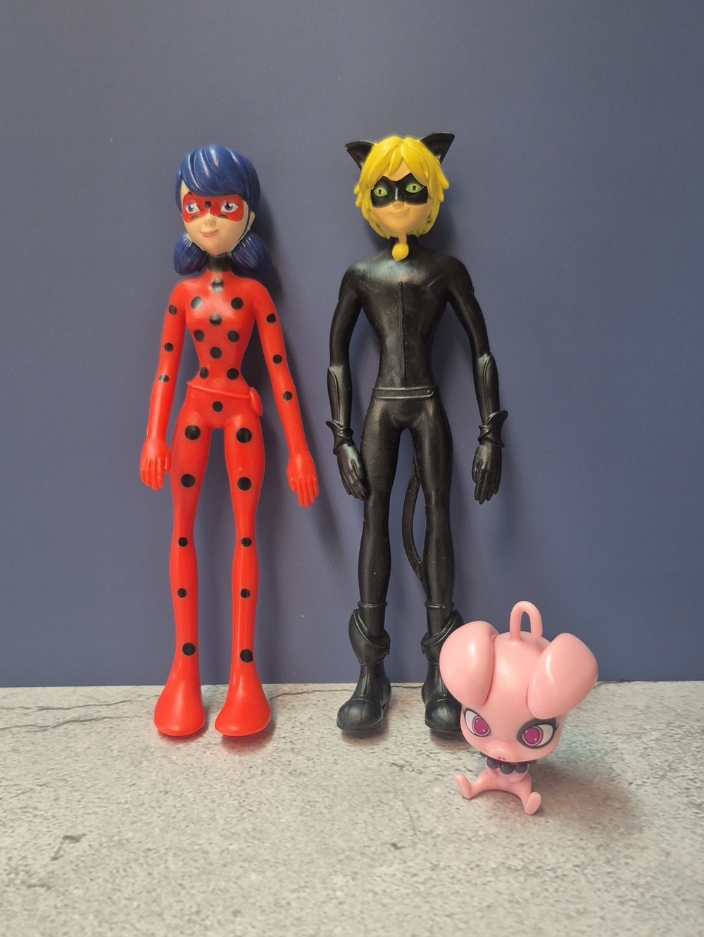 Ladybug & Cat Noir Figures (Bendable)